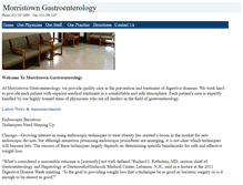 Tablet Screenshot of morristowngastro.com